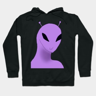 Funny Purple Alien Hoodie